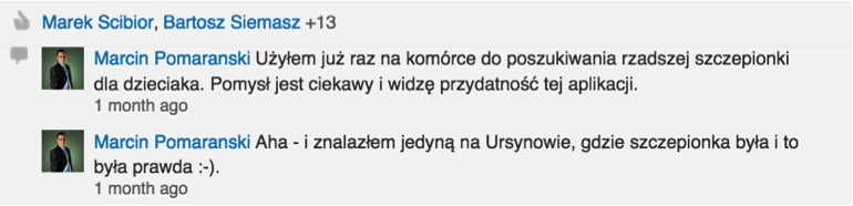 Jeden z pierwszych komentarzy od zadowolonego pacjenta