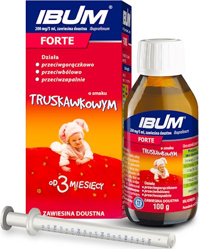 Ibum Forte o smaku truskawkowym