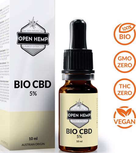 Olejek konopny Bio CBD 5% Open Hemp