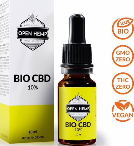 Olejek konopny Bio CBD 10% Open Hemp