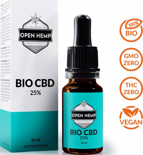 Olejek Konopny BIO CBD 25% Open Hemp