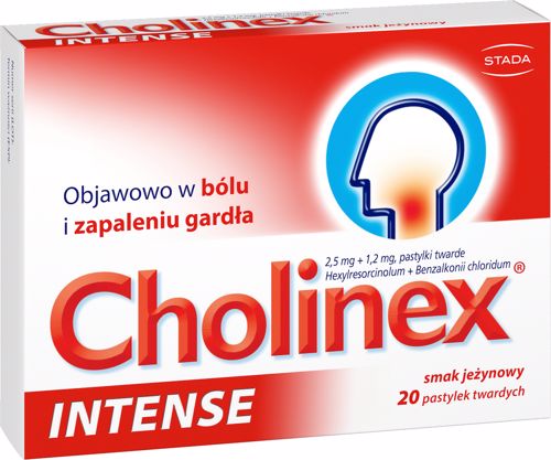 Cholinex Intense o smaku jeżynowym