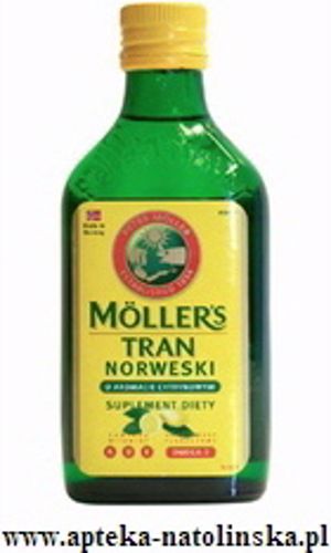 Mollers tran norweski o aromacie cytrynowym