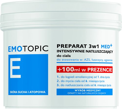 Emotopic preparat 3 w 1 intensywnie natłuszczający