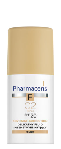 Pharmaceris F fluid intensywnie kryjący 02 Sand SPF 20