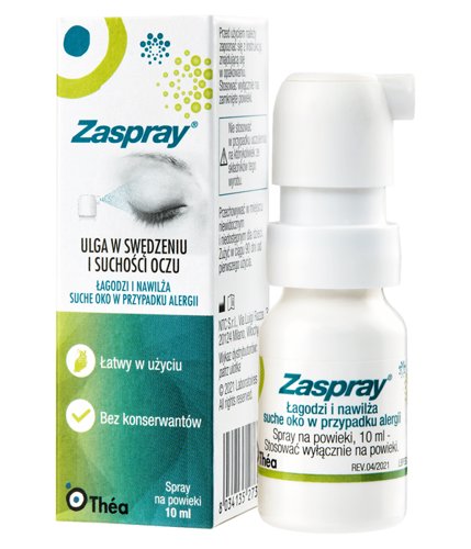 Zaspray łagodzący spray na powieki