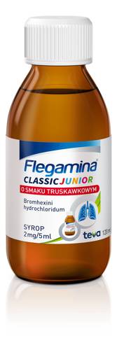 Flegamina Classic Junior o smaku truskawkowym