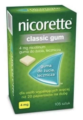 Nicorette Classic Gum