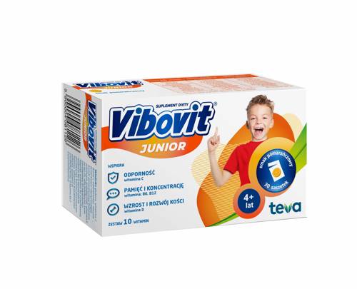 Vibovit Junior o smaku pomarańczowym