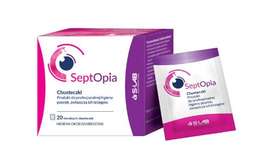 SeptOpia chusteczki do higieny powiek