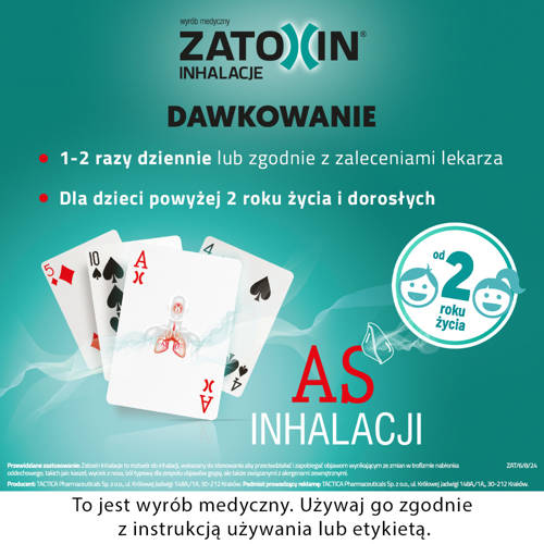 Zatoxin inhalacje