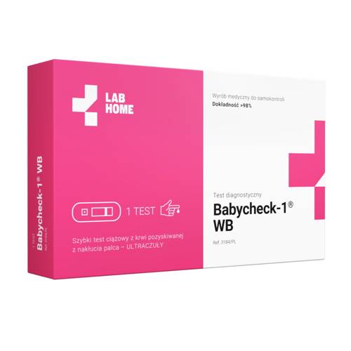 BabyCheck-1 WB test ciążowy z krwi