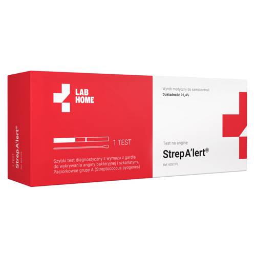 STREP A'LERT test na anginę i szkarlatynę