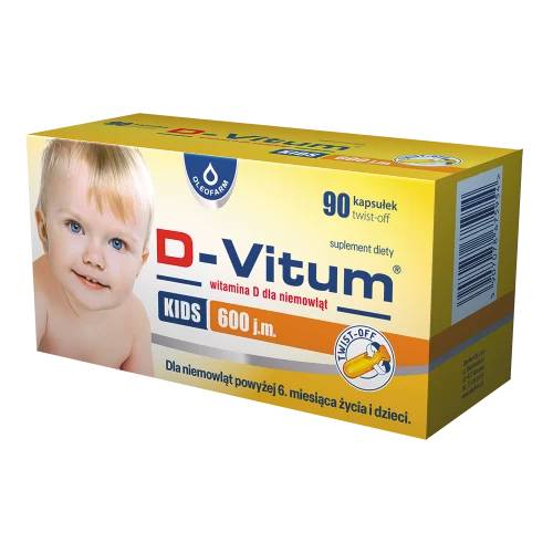 D-Vitum KIDS witamina D dla dzieci 600 j.m.