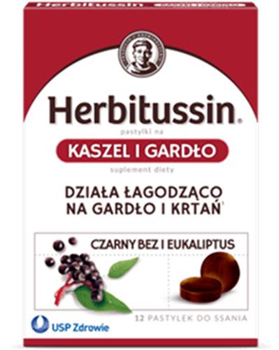 Herbitussin Pastylki na kaszel i gardło