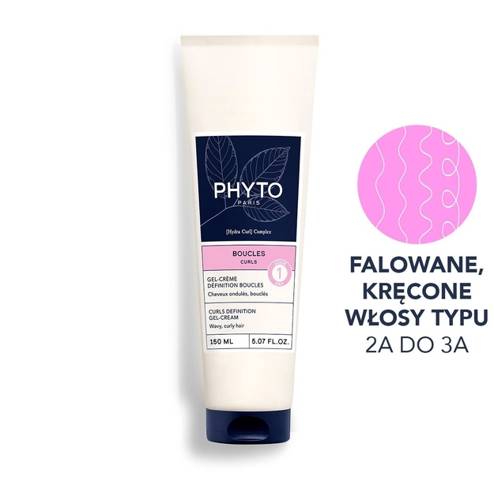 Phyto Boucles Curls żel-krem definiujący loki dla włosów falowanych i kręconych