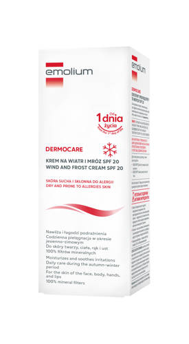 Emolium Dermocare krem na wiatr i mróz SPF 20