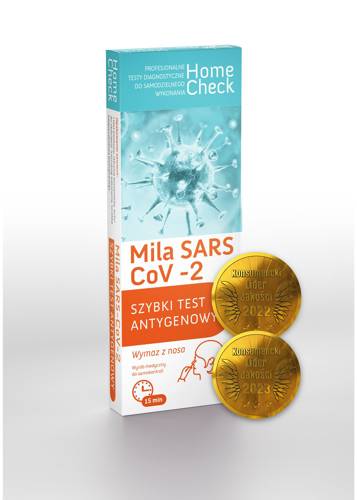 Test na koronawirusa COVID-19 antygenowy z nosa Mila SARS-CoV-2