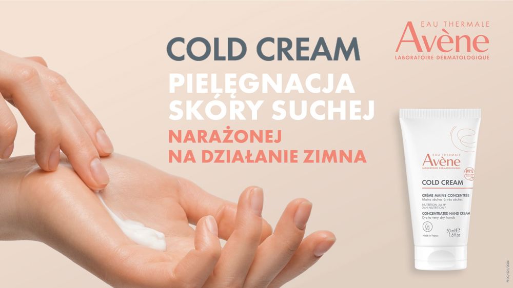 Avene Cold Cream - kosmetyki na zimne dni